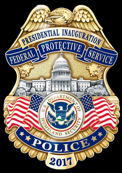 Federal Protective Service 2017 Inaugural Badge from Collinson Enterprises