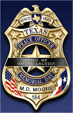 Texas Peace Officer Memorial Badge