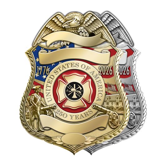 250th Anniversary Florian Cross Badge