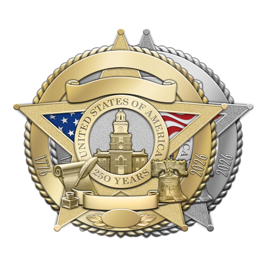 250th Anniversary Independence Hall Badge