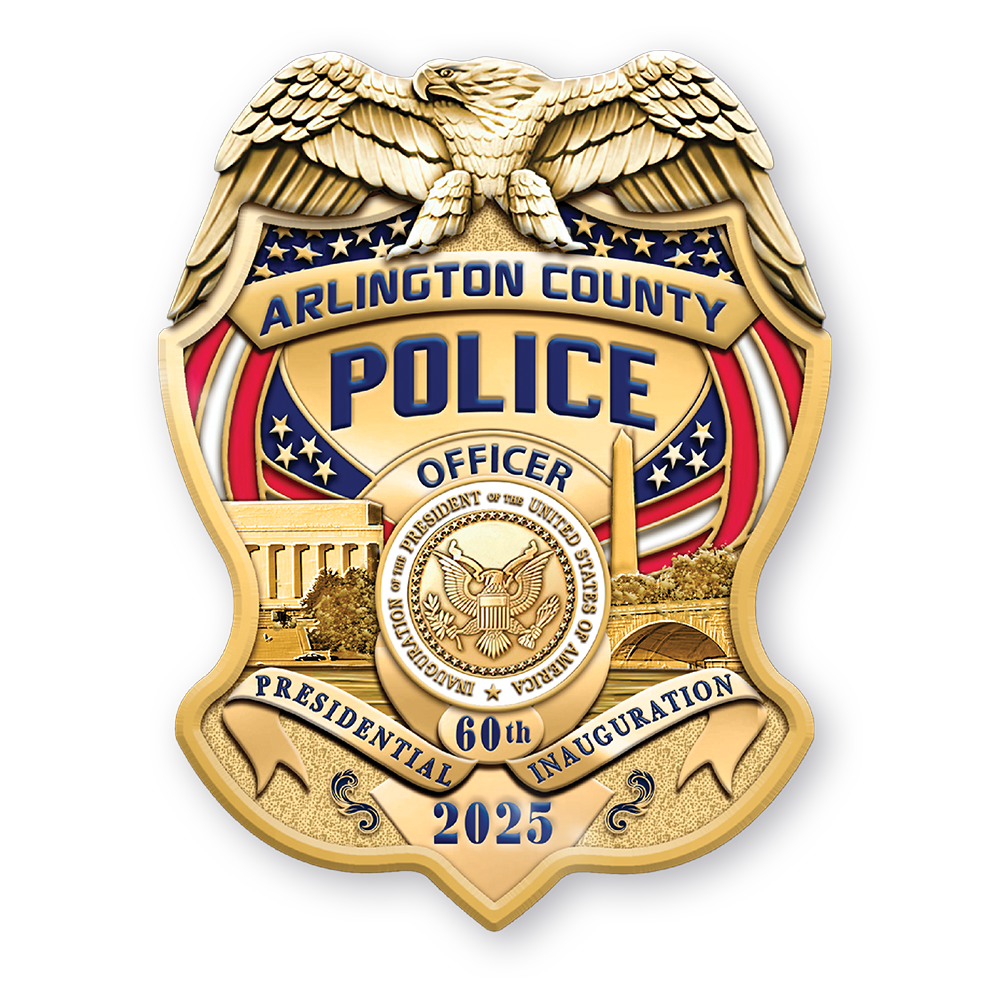 Arlington County Police 2025 Inauguration Badge for Invited Members