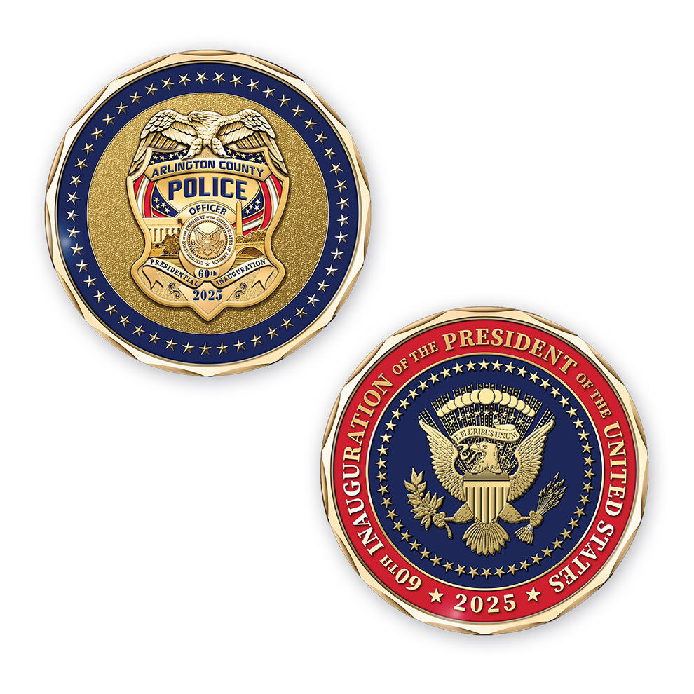 Arlington County Police 2025 Inauguration Coin for Invited Members