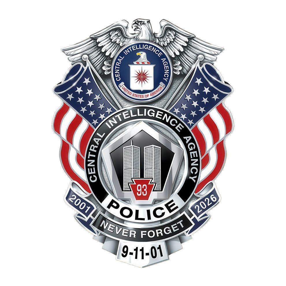 CIA Police 25th Anniversary of 9/11 Badge