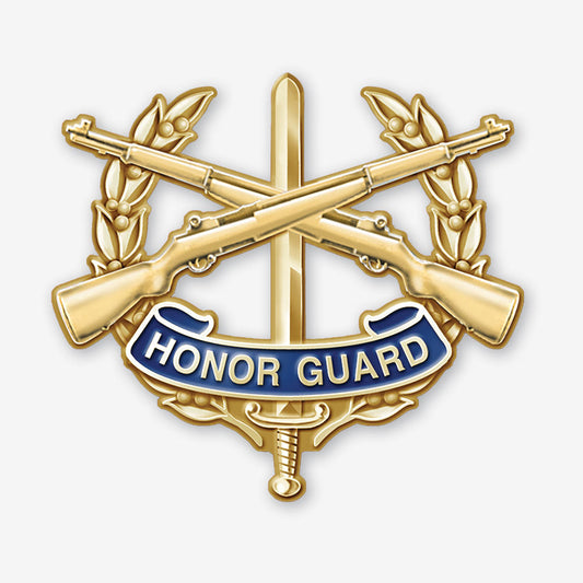Crossed Rifle Honor Guard Insignia