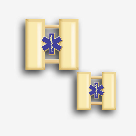 Emergency Medical Services Double Bar Rank Insignia - Pair