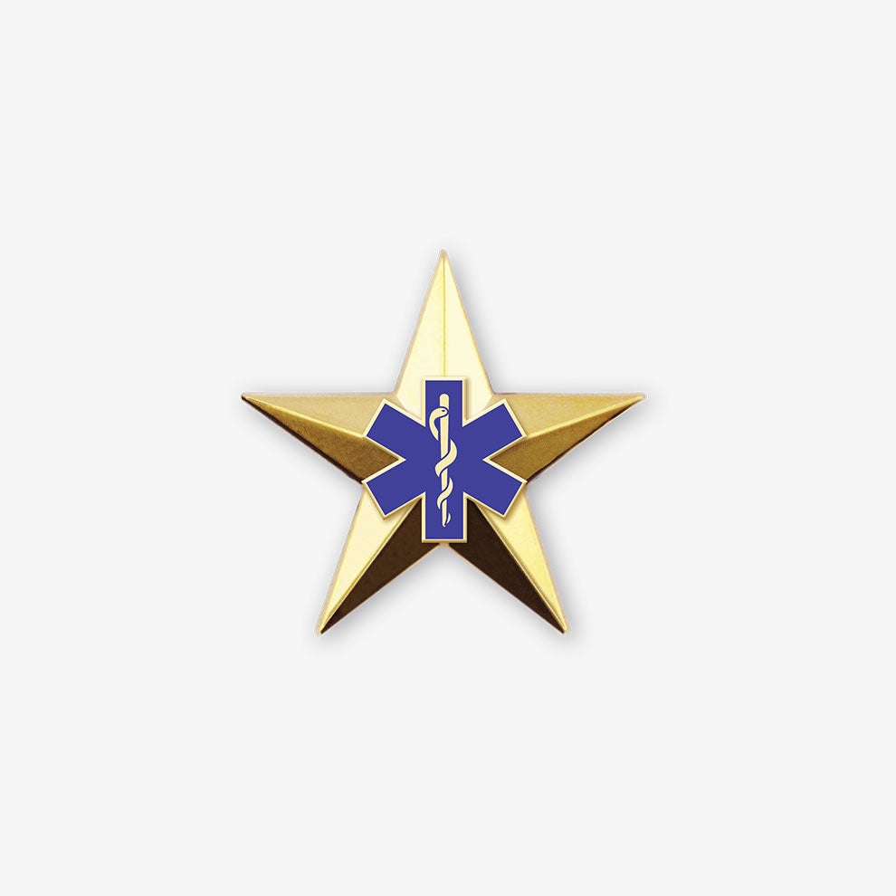Emergency Medical Services Single Star Rank Insignia - Pair