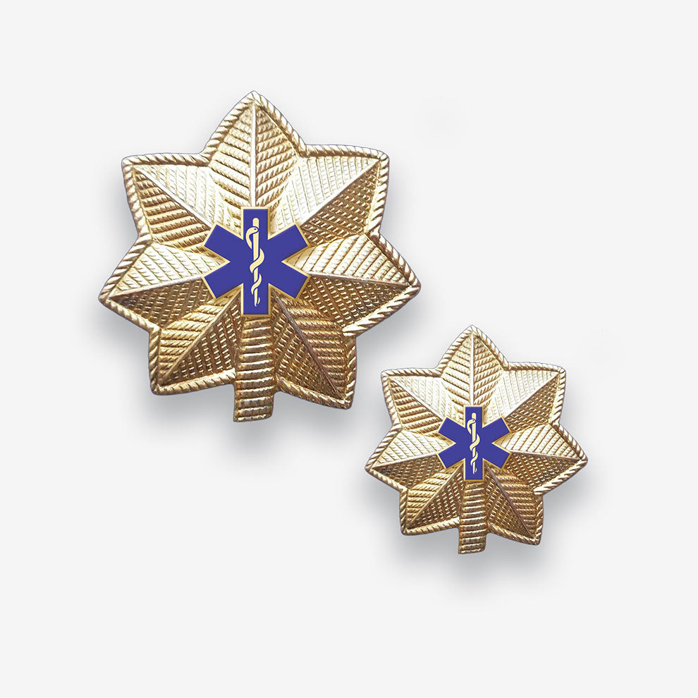 Emergency Medical Services Oak Leaf Rank Insignia - Pair
