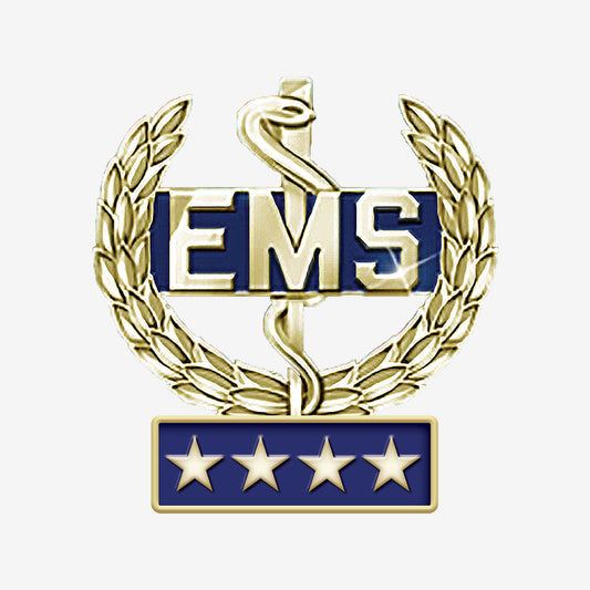 Emergency Medical Services Wreath Insignia 4 Stars