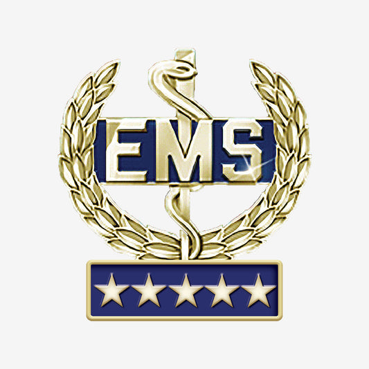Emergency Medical Services Wreath Insignia 5 Stars