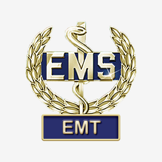 Emergency Medical Services Wreath Insignia EMT Banner