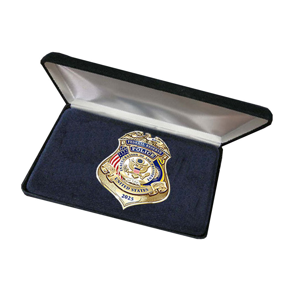 Federal Reserve Police 2025 Inauguration Badge in Deluxe Presentation Box