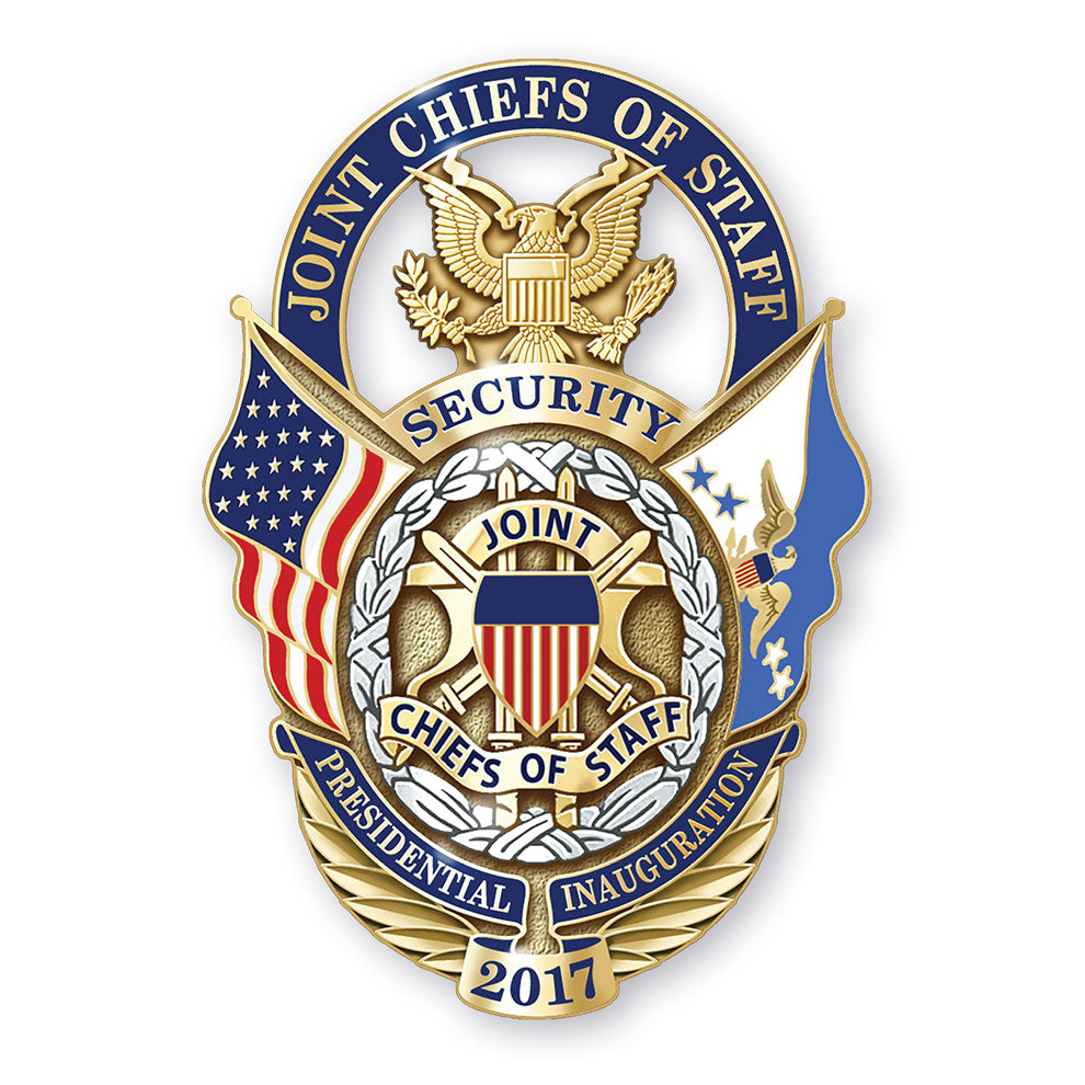 Joint Chiefs of Staff Security 58th Presidential Inauguration Badge