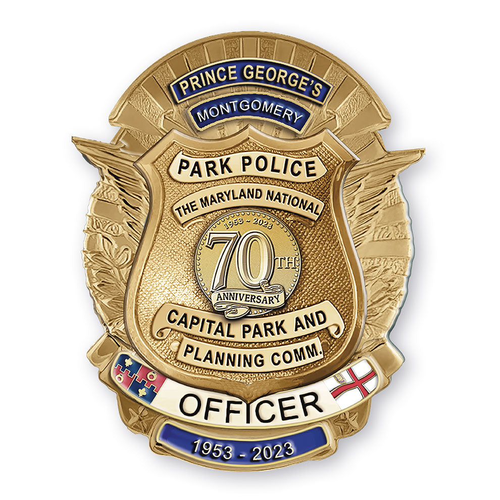 Maryland National Capital Park Police 70th Anniversary Badge