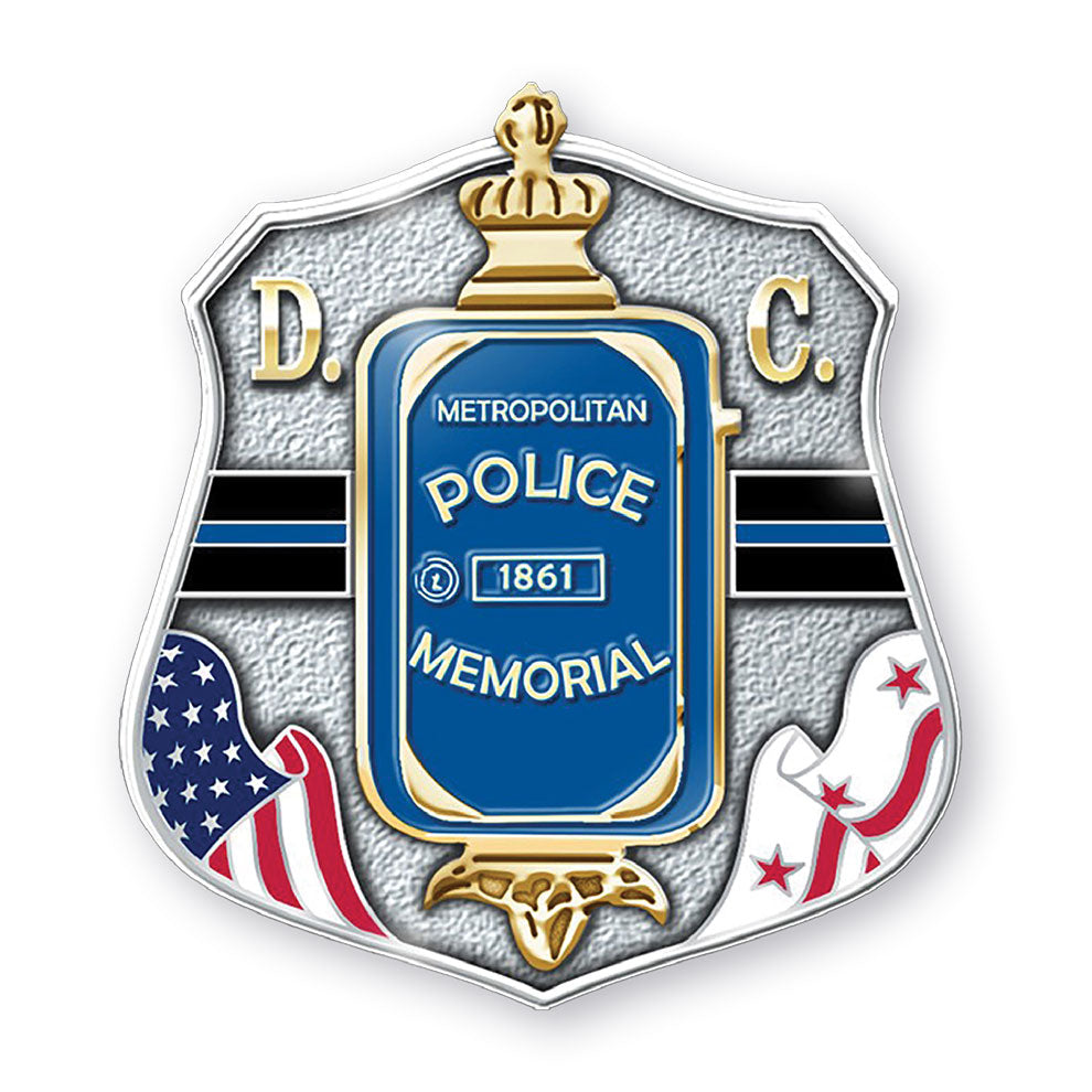 DC Metropolitan Police Department Memorial Badge
