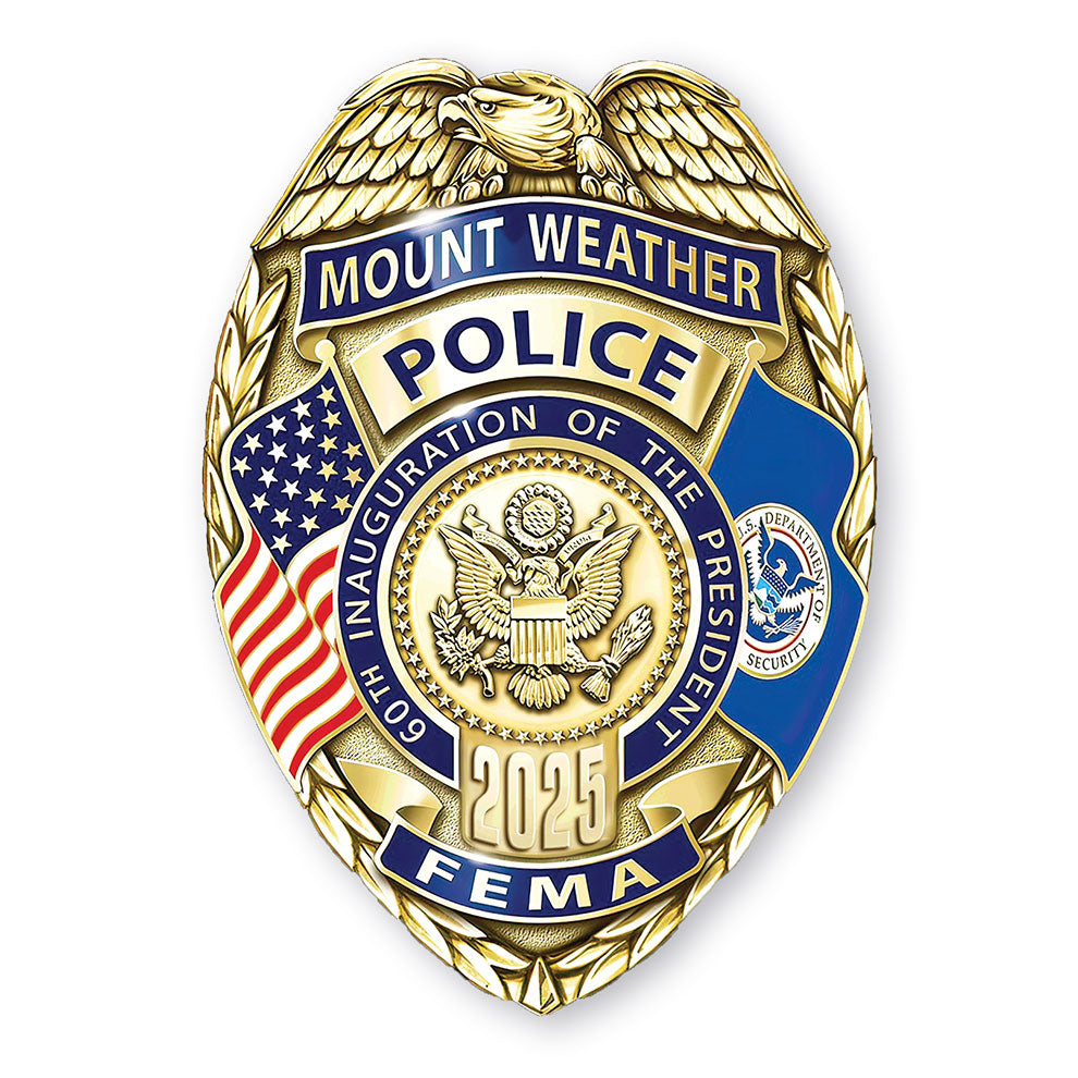 Mount Weather FEMA Police 60th Inauguration of the President Commemorative Badge
