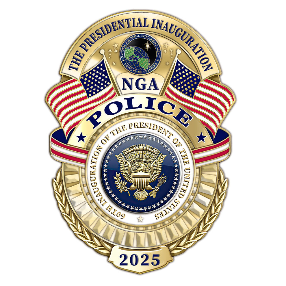 NGA 2025 Inauguration Badge, Coin, and Pin Set