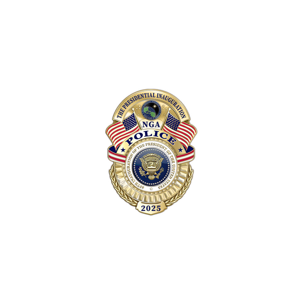 NGA 2025 Inauguration Badge, Coin, and Pin Set
