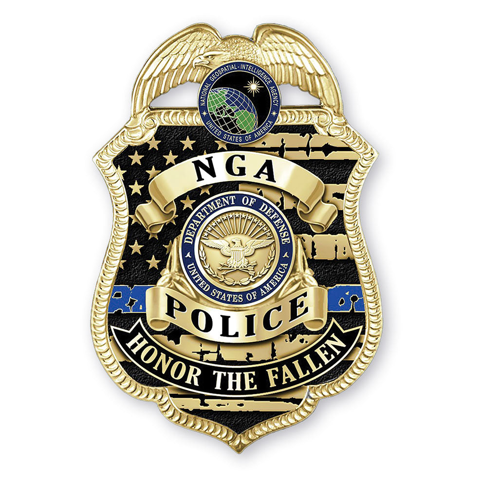 National Geospatial Intelligence Agency Police Week Badge 2022