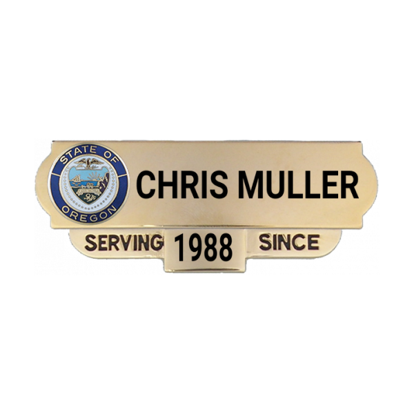 Series 3 Name Plate with Service Attachment