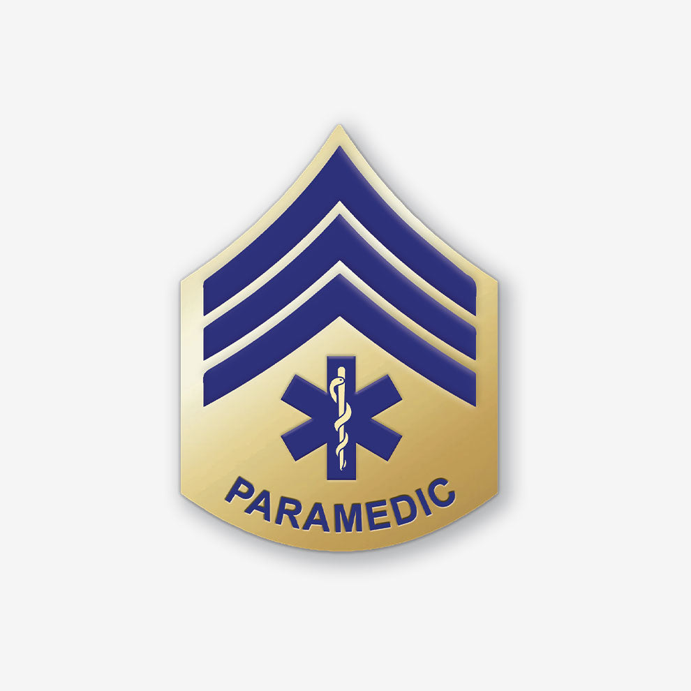 Paramedic Rank Insignia 3-Bar - Pair