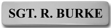 Series 2 Name Plate