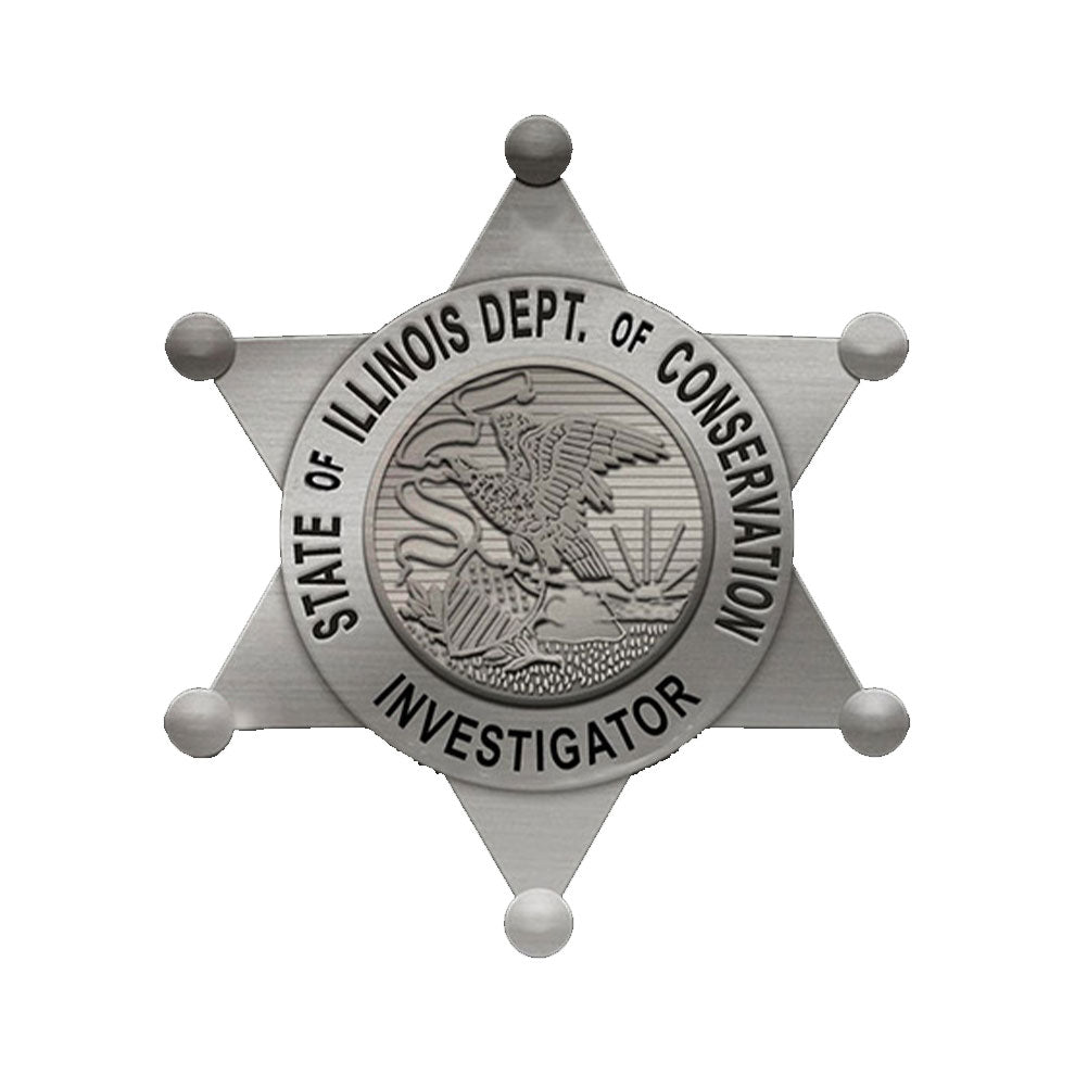 Illinois Department of Natural Resources Conservation Police Historical Recreation Badge
