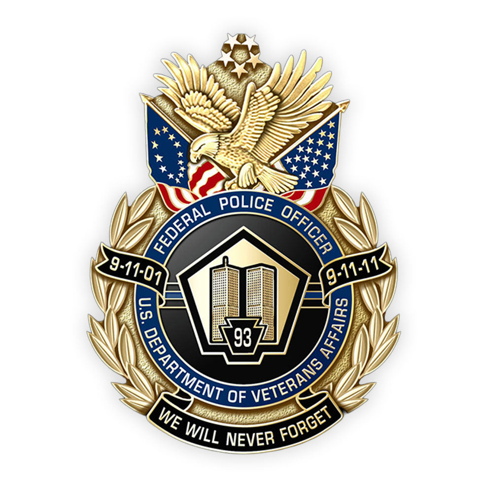 U.S. Department of Veterans Affairs 9-11 10th Anniversary Badge