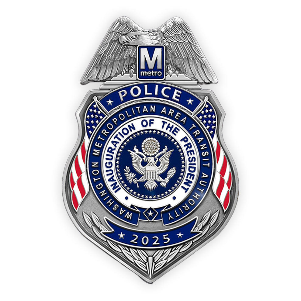 Washington Metropolitan Area Transit Authority 2025 Inaugural Badge