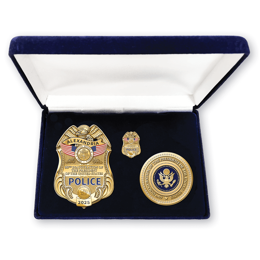 Alexandria Police Department 2025 Inaugural Badge Set