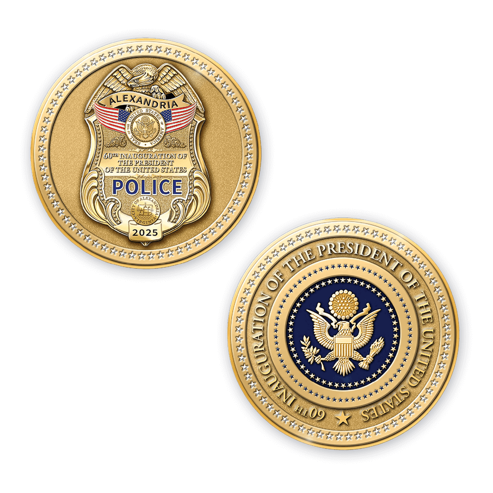 Alexandria Police Department 2025 Inaugural Badge Set