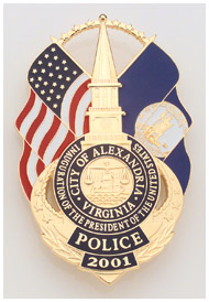 Alexandria, Virginia Police Badge