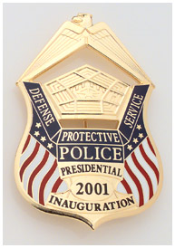 Defense-Protective-Service Police Badge