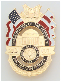 U.S.A. National Gallery Of Art Protection Service Badge