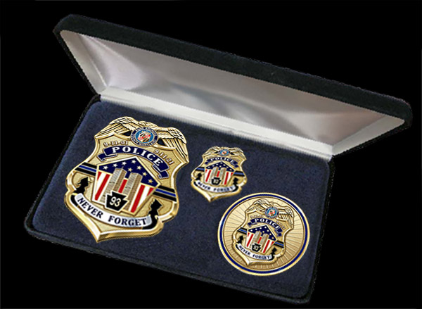 Anne Arundel County Police 9-11 20-Year Memorial Badge Set