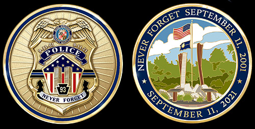 Anne Arundel County Police 9-11 20-Year Memorial Coin