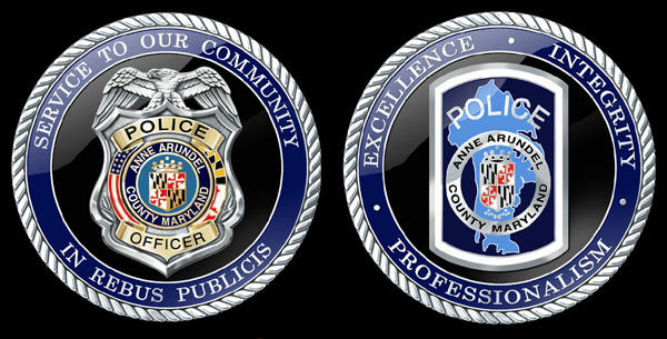 Anne Arundel County Police Department Officer's Coin