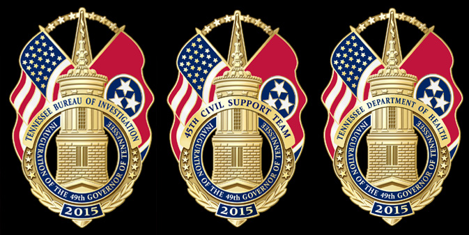 Tennessee Gubernatorial Inauguration 2015 Badge