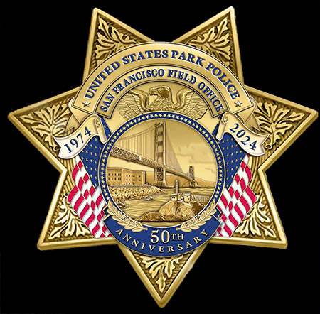 United States Park Police San Francisco Field Office 50th Anniversary Badge