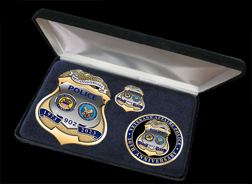 Prince George's County Police Department 9-11 Badge, Coin, and Pin Set