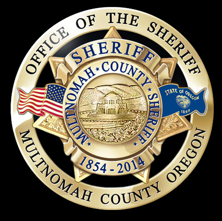 Multnomah County Sherriff's Office  160th Anniversary and Memorial Badge