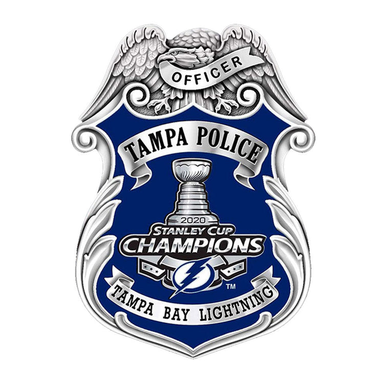 Tampa PD - Tampa Bay Lightning Tribute Badge and Coin