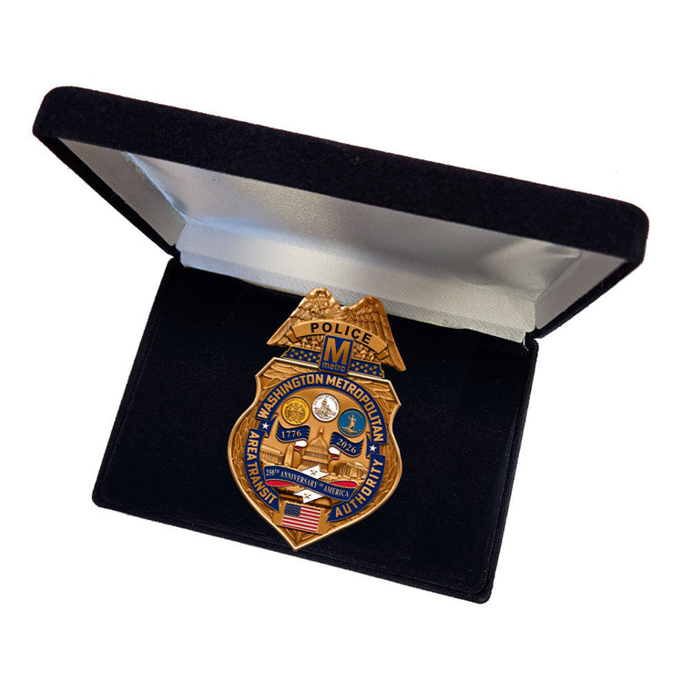 WMATA MTP America's 250th Anniversary Badge