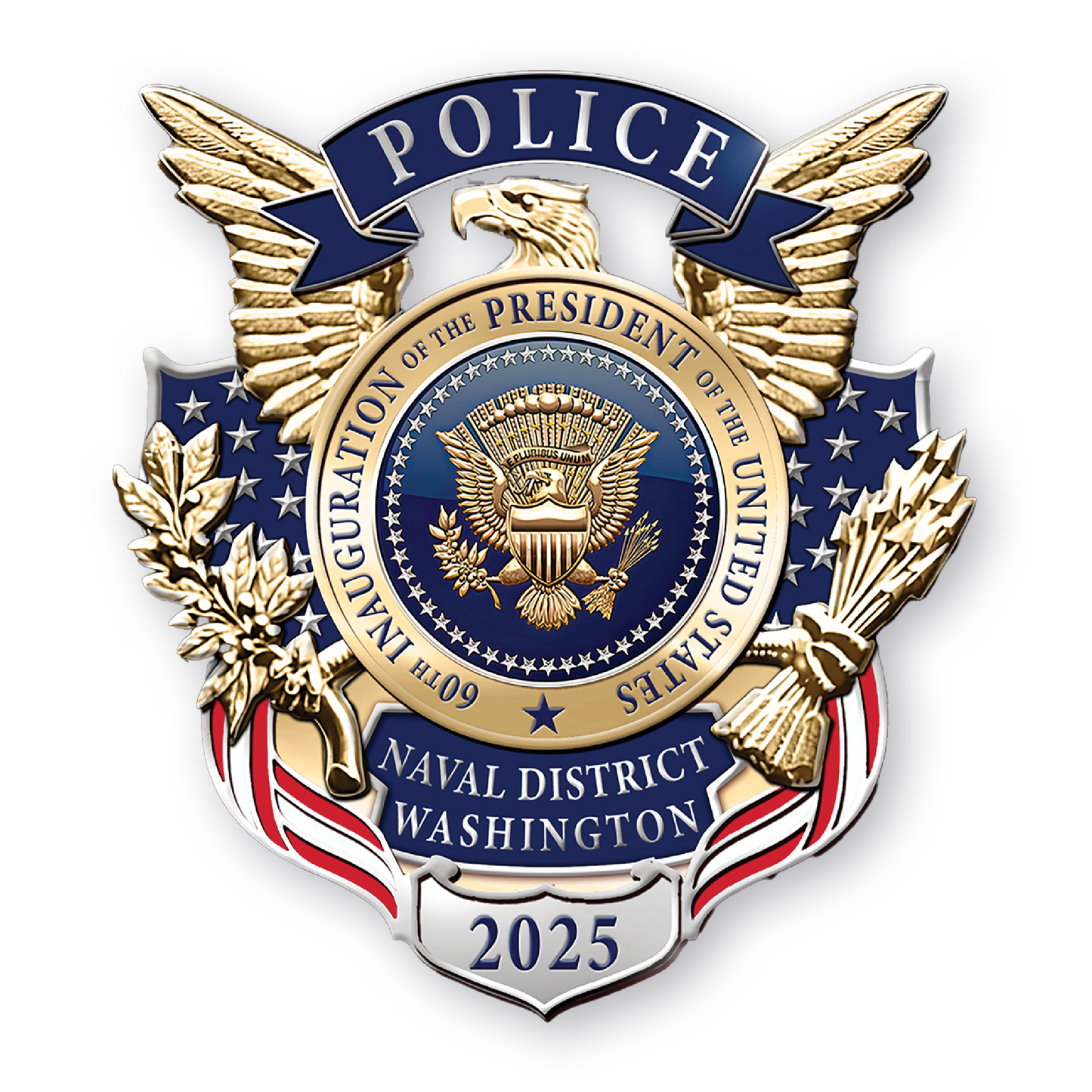 Naval District Washington 2025 Inauguration Badge