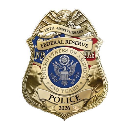 America 250th Anniversary Badge - Federal Reserve Edition