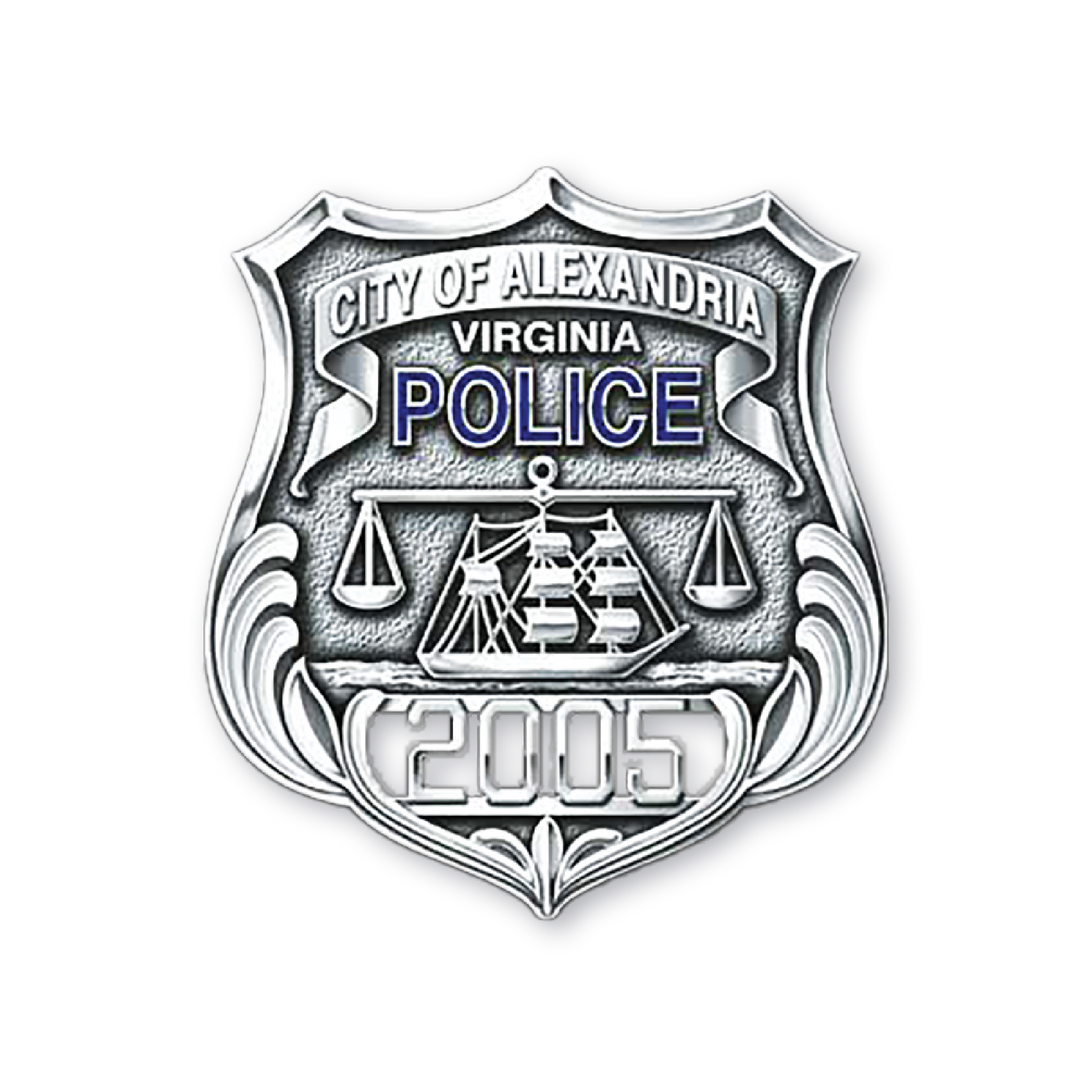 Alexandria Police Department Duty and Veteran Police Badges