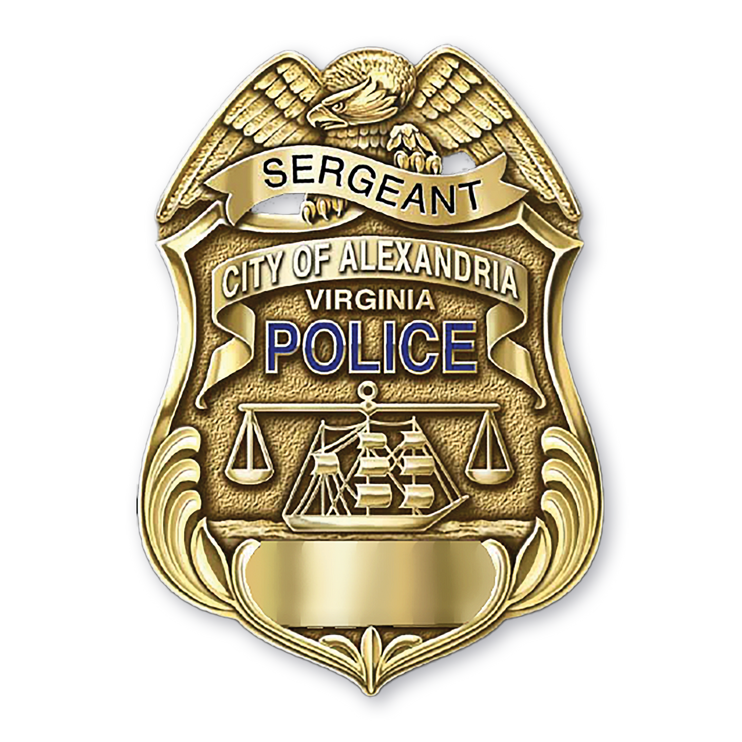 Alexandria Police Department Duty and Veteran Police Badges