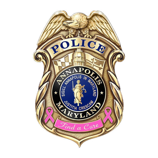 Annapolis Police Department Find a Cure Badge