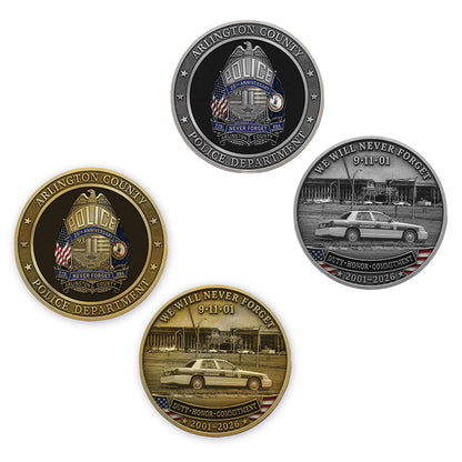 Arlington County PD 9-11 Anniversary Coin