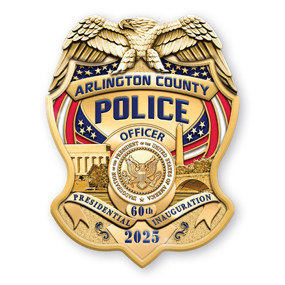 Arlington County Police 2025 Inauguration Badge for Invited Members