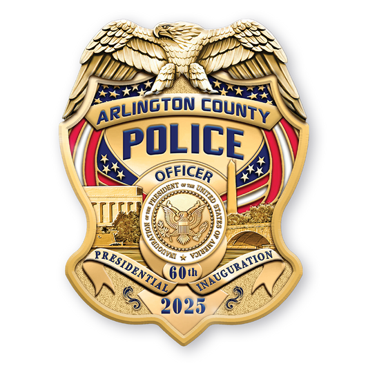 Arlington County Police 2025 Inauguration Badge for Invited Members